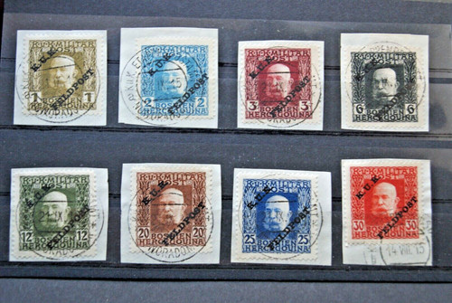 Austria stamps 1915 - austria, wwi