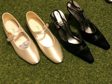 2 PAIRS LADIES SHOES SIZES 2.5