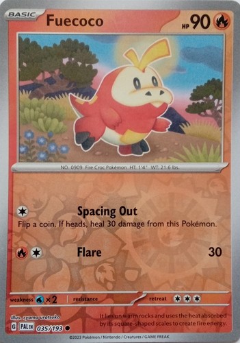 035 193 fuecoco reverse - reverse, holo