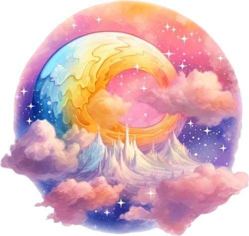 Rainbow magic sky cloud - rainbow,