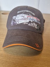 Amazone Cap Brown Embroidered Logo Adjustable Buckle Farm Machinery Amazonenwerk