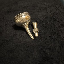 Pewter wine funnel and - wine,