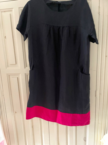 Marks spencer black linen - &,