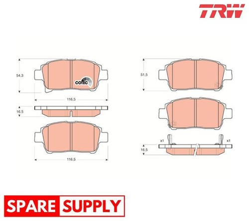 Brake pad set disc - set,,