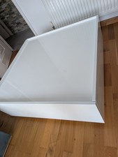 Coffee Table High Gloss White With  Drawers Storage