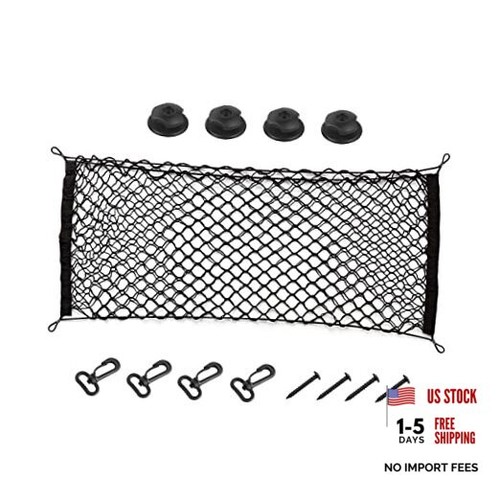 Car rear cargo - rear, net,
