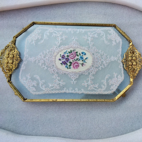 Vintage petit point - vintage, filigree