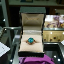 9ct gold opal triplet dress ring