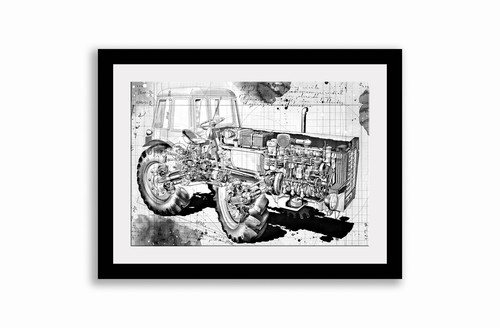 Line tech drawing dutra 50 - tech,