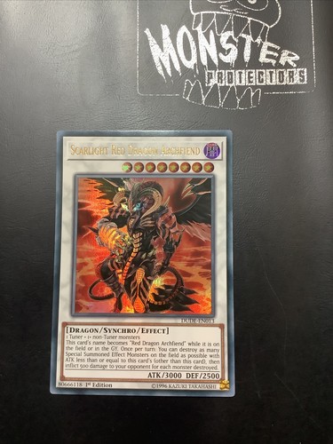 Yugioh scarlight red - red, dragon