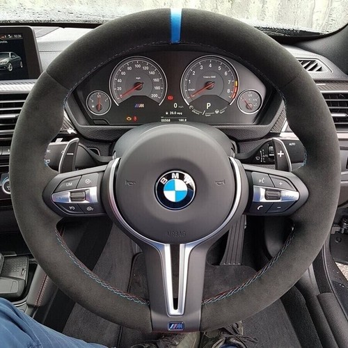 Bmw suede alcantara steering - suede,