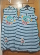 Grobag - Cute Little Alien Blue Striped Pattern Baby Sleeping Bags Age 6-18 mths