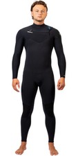2025 Gul Mens Yulex Flexor 5/4mm Chest Zip Wetsuit - Black