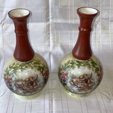 Antique Royal Vienna Vases 