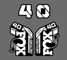 Fox 40 Fork Stickers 2021