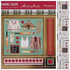 HUNKYDORY Charming Chaps Howzat & Fore  PARTIAL 3d Die-cut Topper Sheet & Card