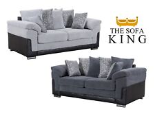 Grey Sofa Beds - Fabric Sofa Beds in a choice of Chenille Light or Charcoal Grey