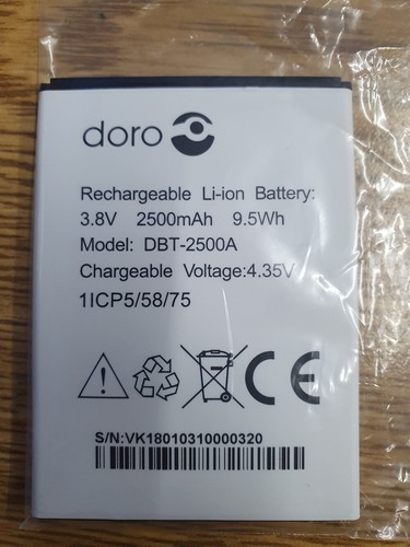 Genuine doro dbt - genuine, battery