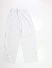 Saloos Womens Grey Polyester Blend Trousers Size 12 L30 in