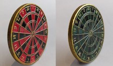 American and European Dart Board Gold Coin 180 Phil