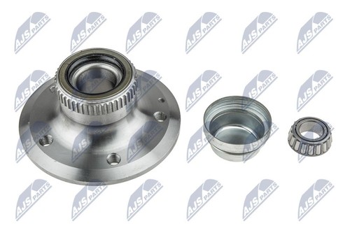Front axle left wheel - wheel, hub