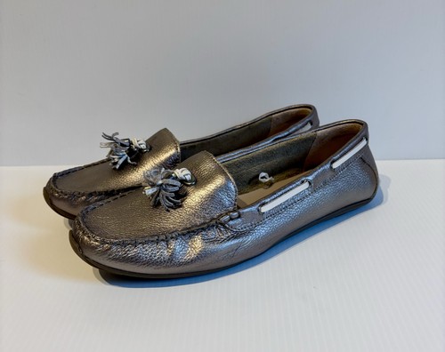 Marks spencer silver leather - &,