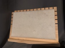 Wooden Jewelry Display Rack Stand Pendant Necklace Organizer Holder