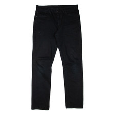 LEVI'S 511 Jeans Mens Black Slim Straight W32 L32