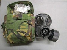 British Army SF10 Gas Mask Respirator with Built in Mic Size 1 ~ Avon 2005 SF10