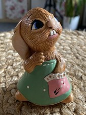 Vintage Pendelfin Rabbit Figurine Figure Ornament Stonecraft Lucy Pocket