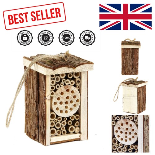 Natural wood insect hotel - natural,