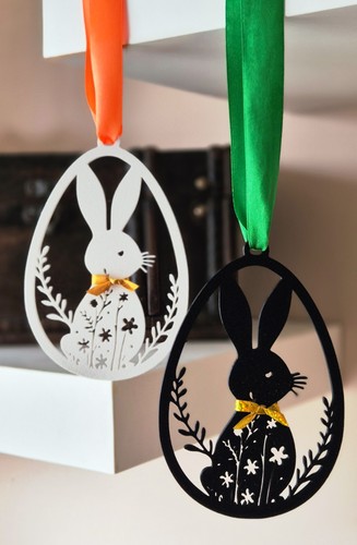 Easter bunny hanging - easter,