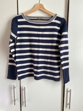 Zara Knit Navy & White Striped