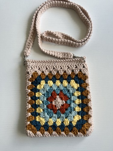 Handmade crochet granny square - crochet,