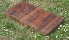 Iroko Kitchen Worktop Exotic Hardwood Small Size Piece Reclaimed - 620 x 320mm
