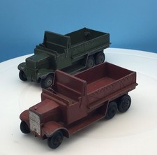 DINKY 2 X ARMY VEHICLES 151B 6 WHEEL TRUCK   REF:J 62