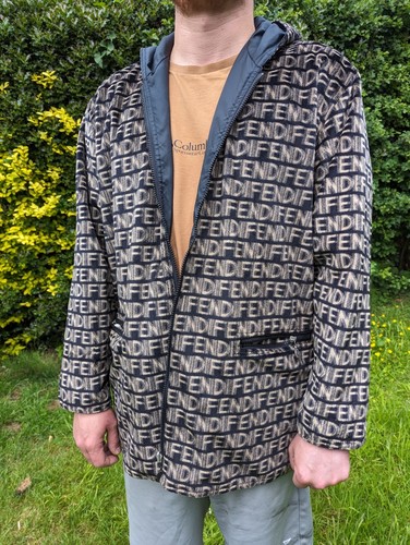 Fendi reversable hooded jacket - fendi,