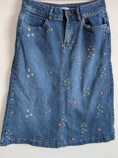 TU Embroidered Blue Denim