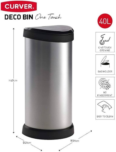 Curver metal effect one touch - effect,