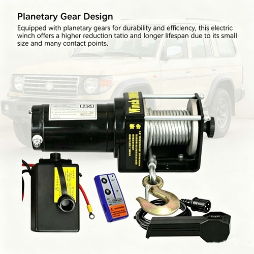 12v 3000lbs electric winch - 12v,