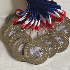 10 Cricket Medals & Ribbons
