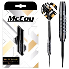 McCOY Marksman  90% Tungsten Darts Set, Black Coated, 24 Gram
