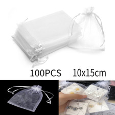 100pcs Clear mini Organza Gift