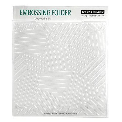 Penny black embossing - black, 6"x6"