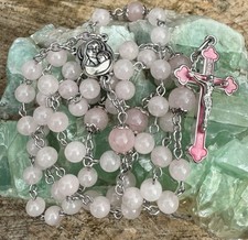 Rosary handmade natural - rosary, in