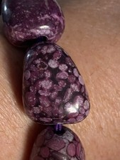 Lola Rose Bracelet Pink /purple Fossil Semi Precious Stones Beautiful Chunky