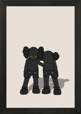 Kaws Along The Way Black