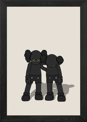 Kaws along the way black - along,