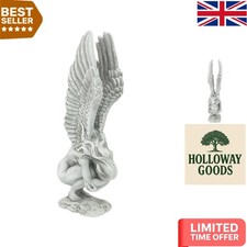 Medium Remembrance Angel Statue 38 cm - Traditional Garden Decor in Ivory