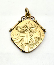 Victorian Ladies Pocket Watch Locket Fob - Gold Filled W&H Co. - 5.3 gr  No Mono